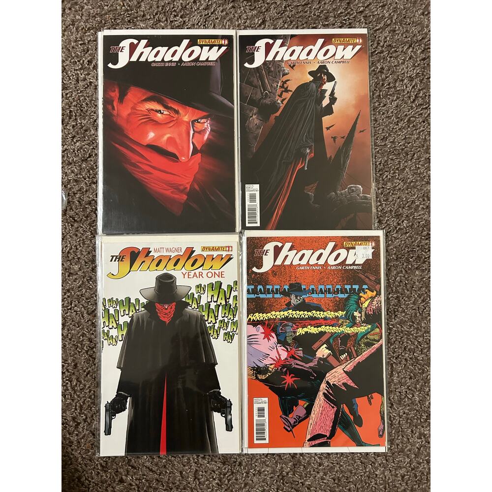 The Shadow #1 Ross, 1 Lee, 1 Year One, 1 Chaykin 1 for 50 (2012 Dynamite) Lot 4